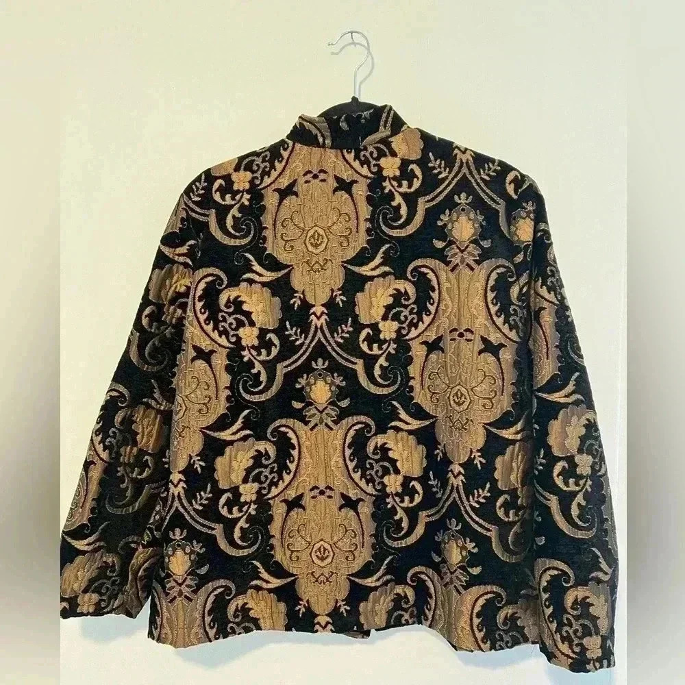 DB Sport Women’s Burn Out Velvet Oriental Asian Jacket 28